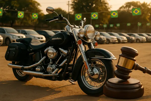 Como participar de um leilão Harley Davidson no Brasil